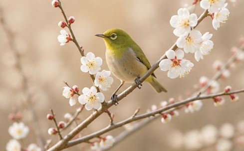 立春を迎える小さな春便り