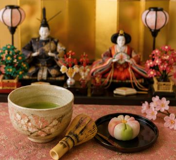 ひな祭りのお茶道